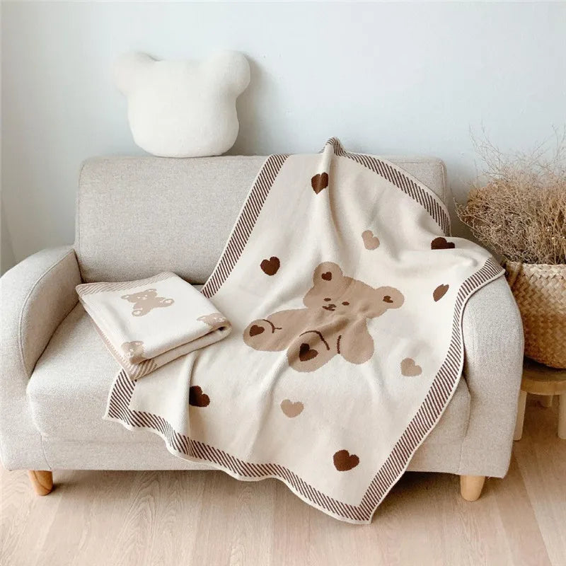 Bärchen Boutique - Baby Strickdecke