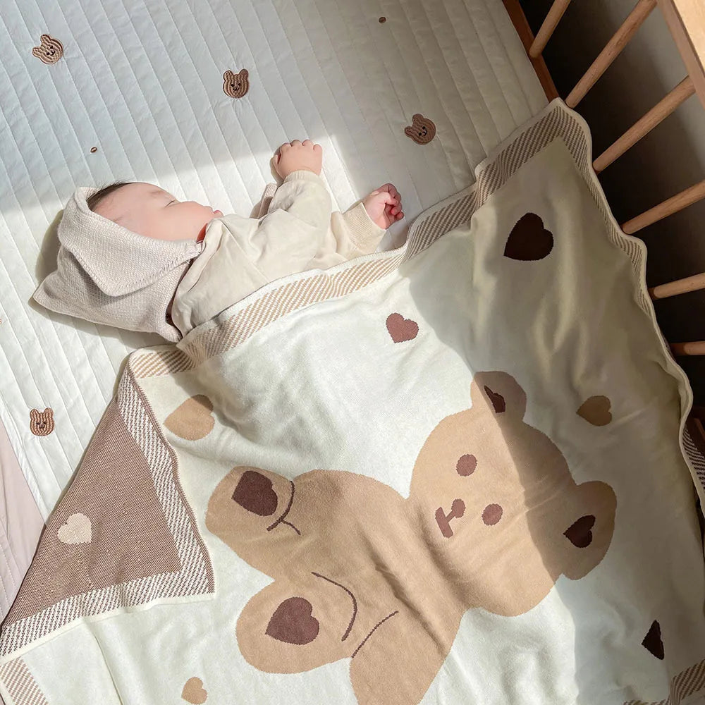 Bärchen Boutique - Baby Strickdecke