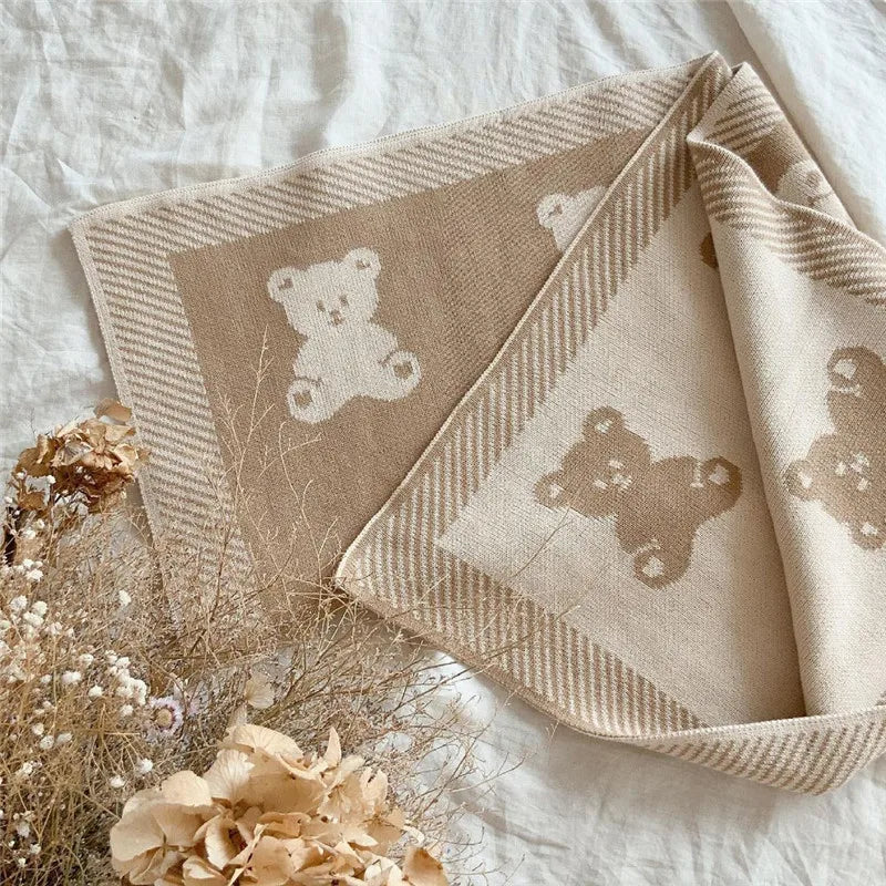 Bärchen Boutique - Baby Strickdecke