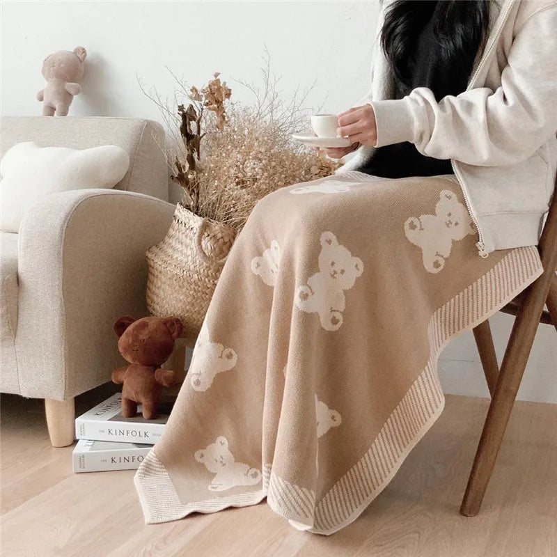 Bärchen Boutique - Baby Strickdecke