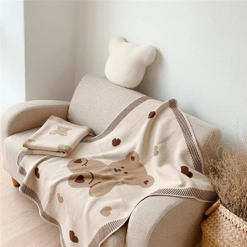 Bärchen Boutique - Baby Strickdecke