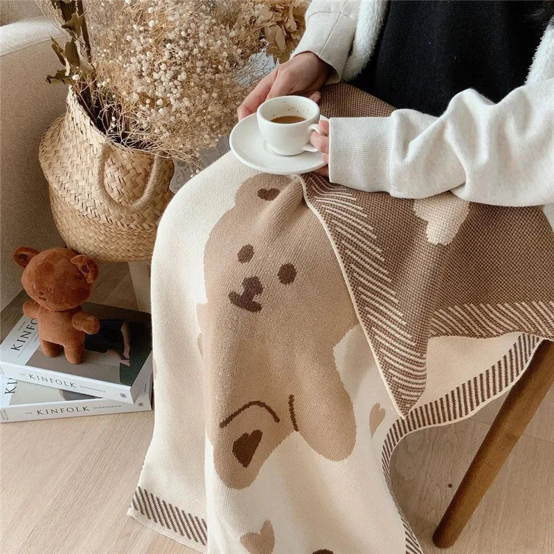 Bärchen Boutique - Baby Strickdecke